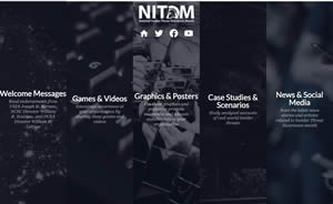 screenshot of NITAM website
