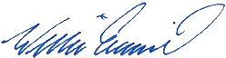 Signature of NCSC Director William R. Evanina